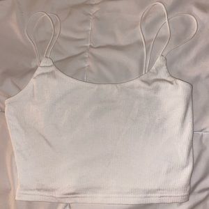 SHEIN Solid Dual Strap Shoulder Cami Top